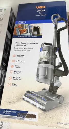 Vax liftout pet corded vaccum - vax,